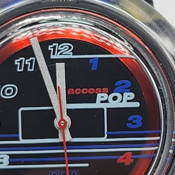 Swatch Watch Pop Snowpass Unisex 1998 PKB101 New Battery Vintage - Picture 5 of 16